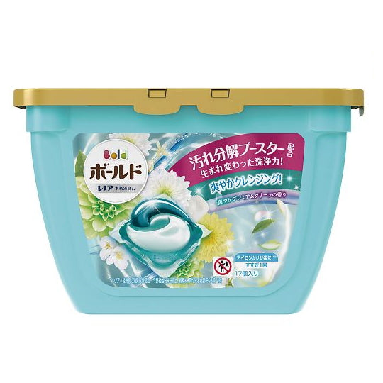 P&G 日本宝洁3D喱凝珠洗衣球17粒入 洁净清爽