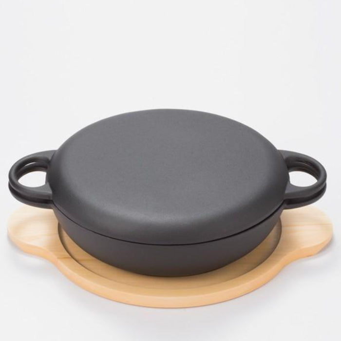 OIGEN 及源 南部铁器 圆形万能锅27cm