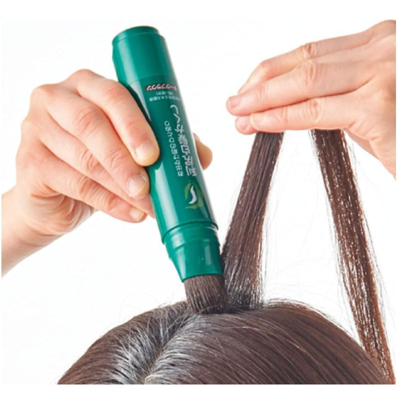 日本利尻昆布白发染发棒20g 深棕色(天然色素不含添加剂和非有机硅)