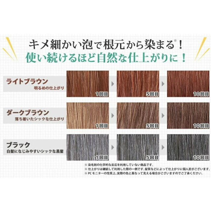 日本利尻昆布自然上色洗发液200g 深棕色(天然色素不含添加剂和非有机硅)