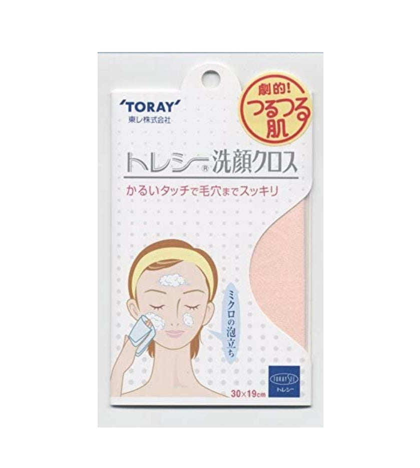 东丽TORAY 超细纤维洗脸巾(30×19cm )