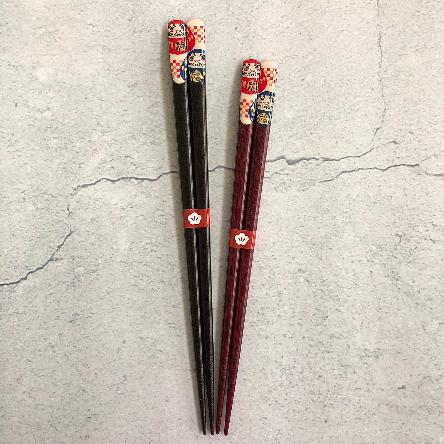 Kawai 笑門來福筷紅色21cm