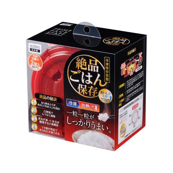 EBISU 惠百施(日本百年品牌)绝品米饭冷冻保鲜饭盒375ml(2个入)
