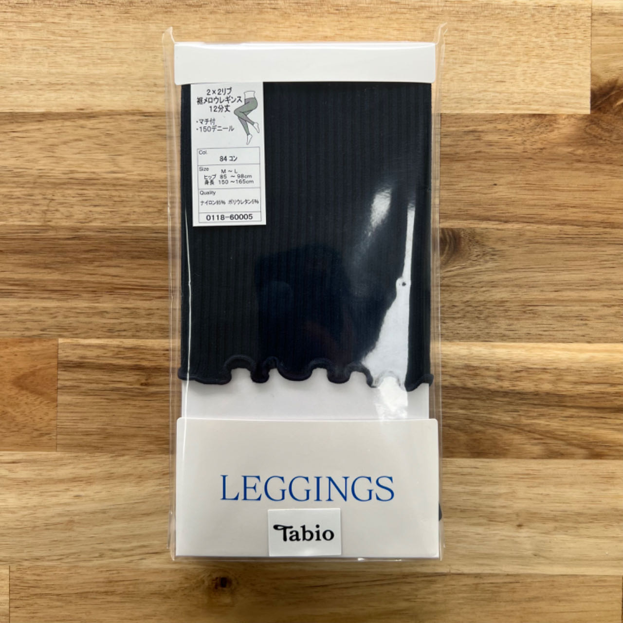 日本Tabio 螺纹裙边150D厚度 12分打底裤 3种颜色可选