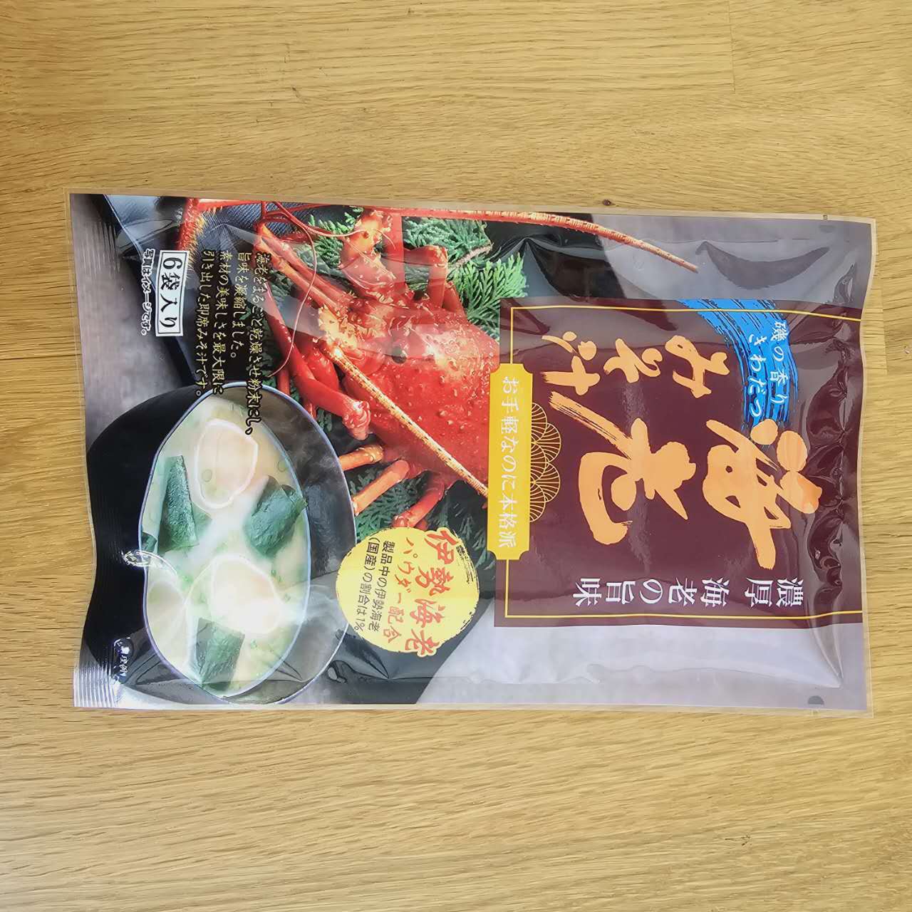 特浓伊势大虾味噌汤(含干燥大虾粉末)6袋入