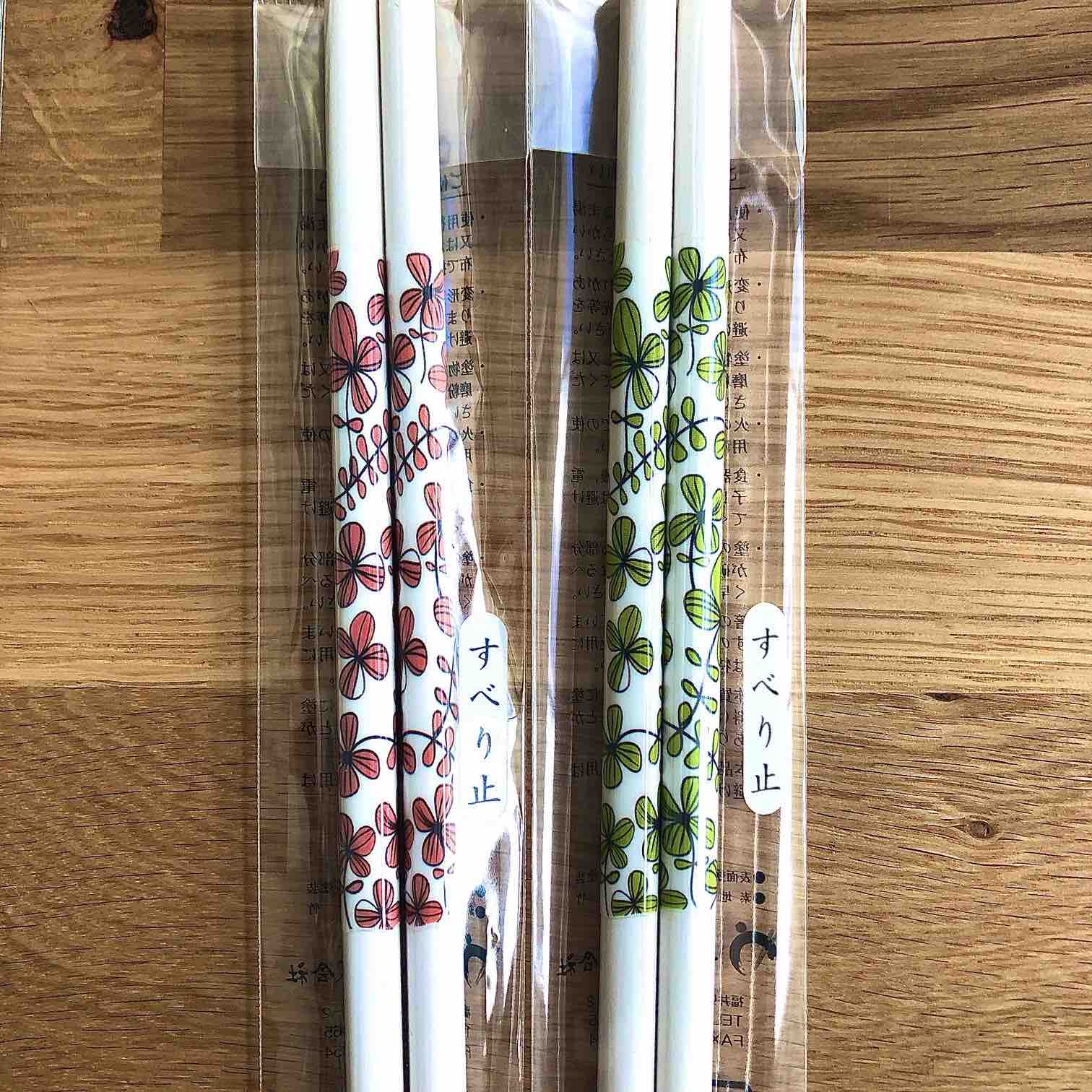 Kawai 三叶草料理筷子33cm 双色可选
