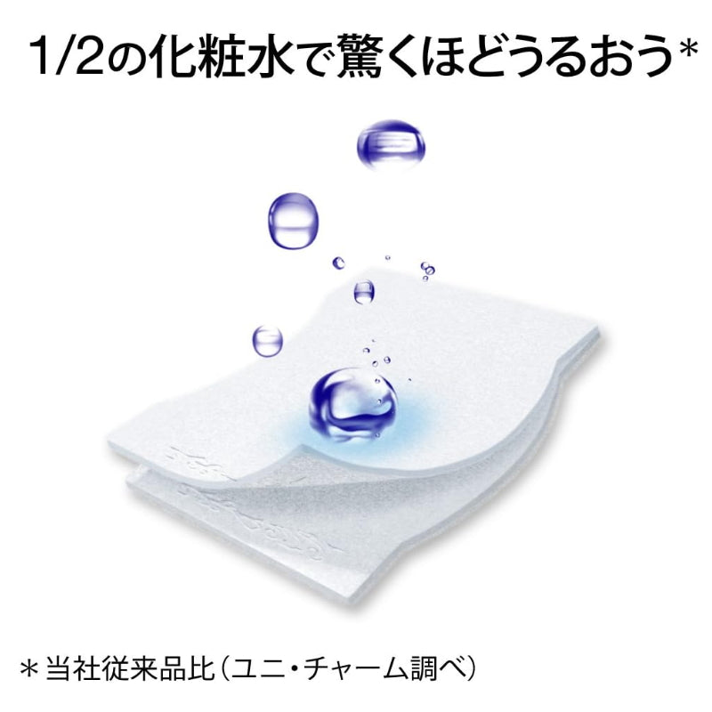 Unicharm 尤妮佳 1/2超省水化妆棉(40枚入)