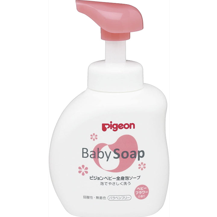 贝亲 Pigeon 婴幼儿全身泡沫洗浴液500ml(0岁开始可用)3种香味可选