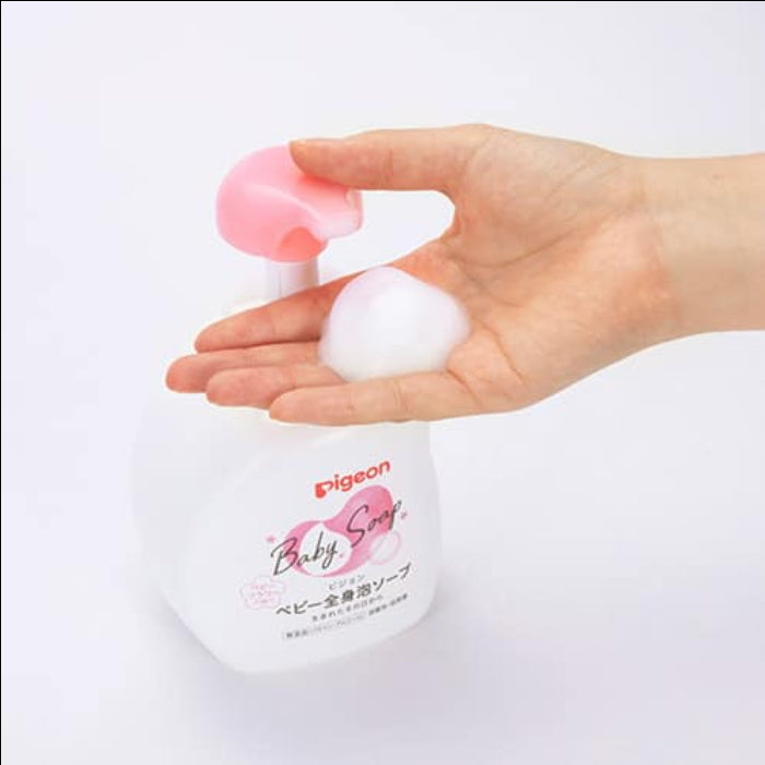 贝亲 Pigeon 婴幼儿全身泡沫洗浴液500ml(0岁开始可用)3种香味可选