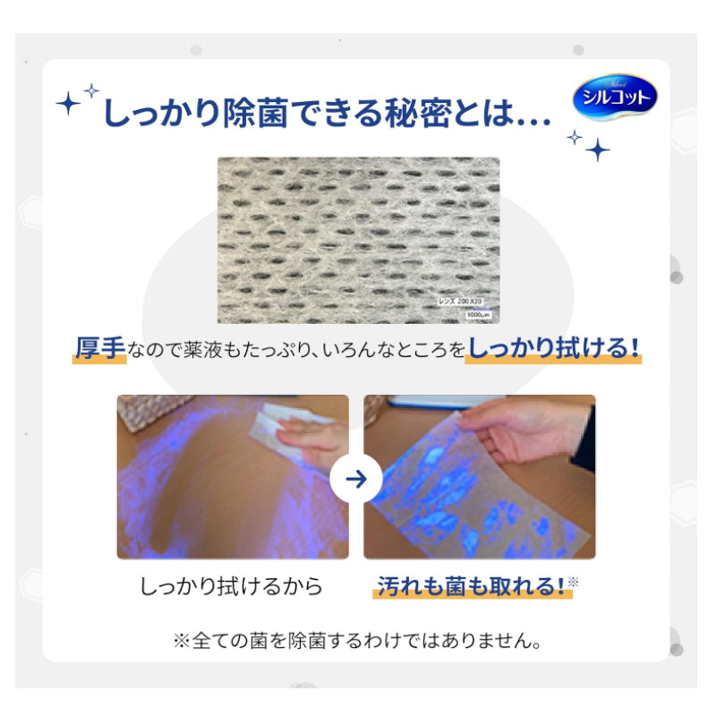 Unicharm 尤妮佳 厨房用99.99%除菌消毒湿巾 含酒精 40枚入