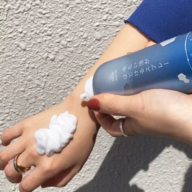 SNOW WATER身体凉感泡沫慕丝 雪水清凉香 150g