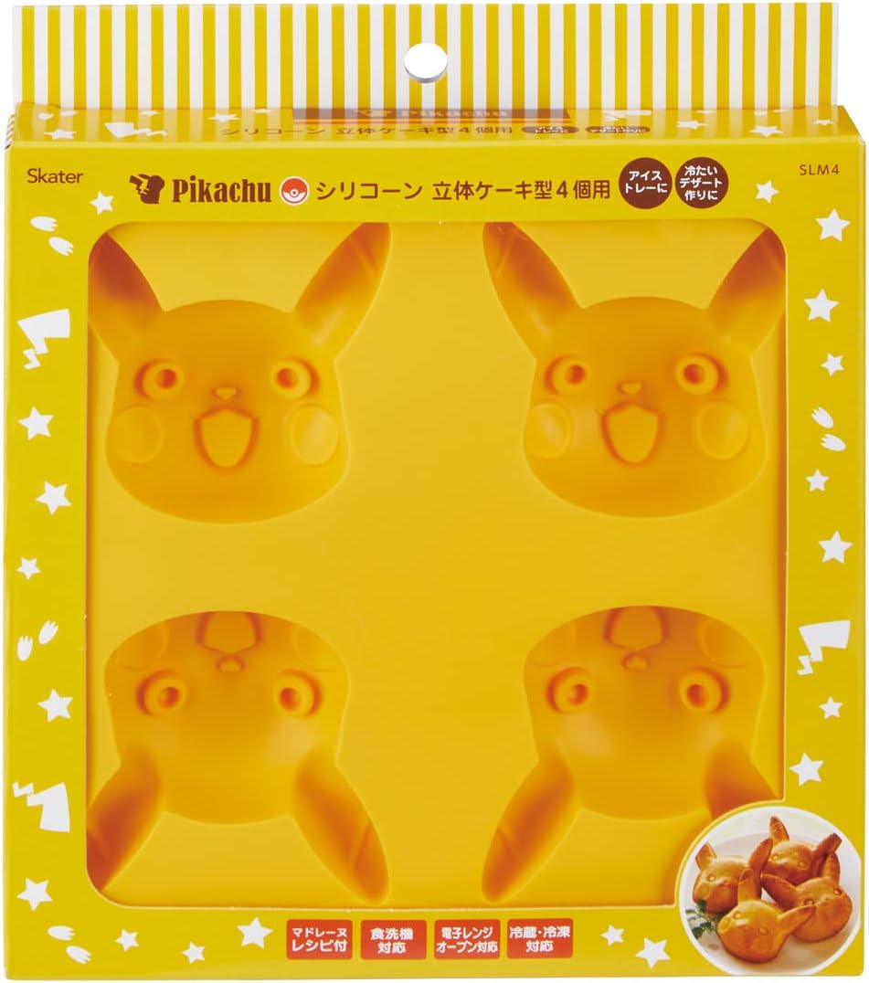 Skater 硅胶立体蛋糕模 4个用 (4种款式可选)