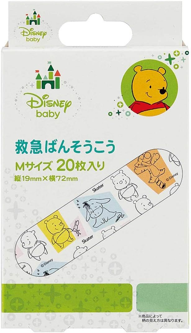 Skater 日本 创可贴M 日本制 20枚 19×72mm 4种款式