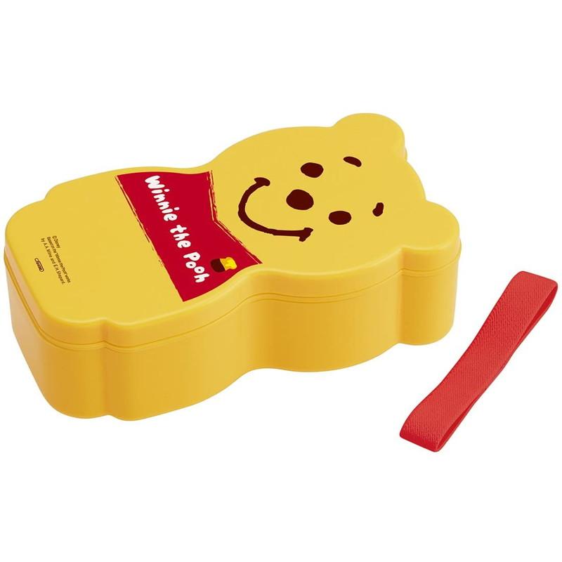 Skater 小熊維尼造型便當附筷子日本製400ml
