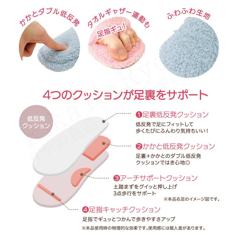 日本血液循环五趾拖鞋 粉色 22.5~25cm