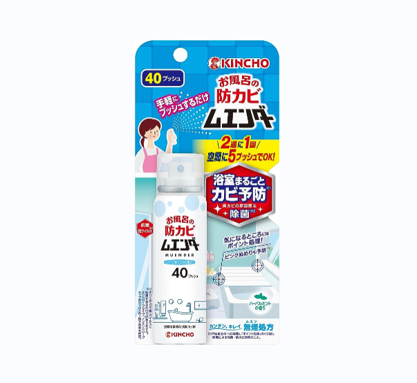 KINCHO 日本金鸟 浴室防霉喷剂40ml (浴室空间喷5下,2周一次,长效防霉)