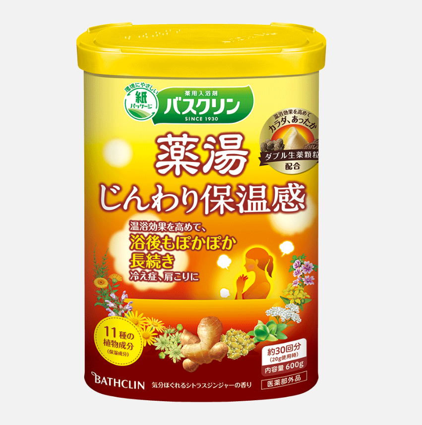 BATHCLIN 药汤入浴剂 持续温感 600g