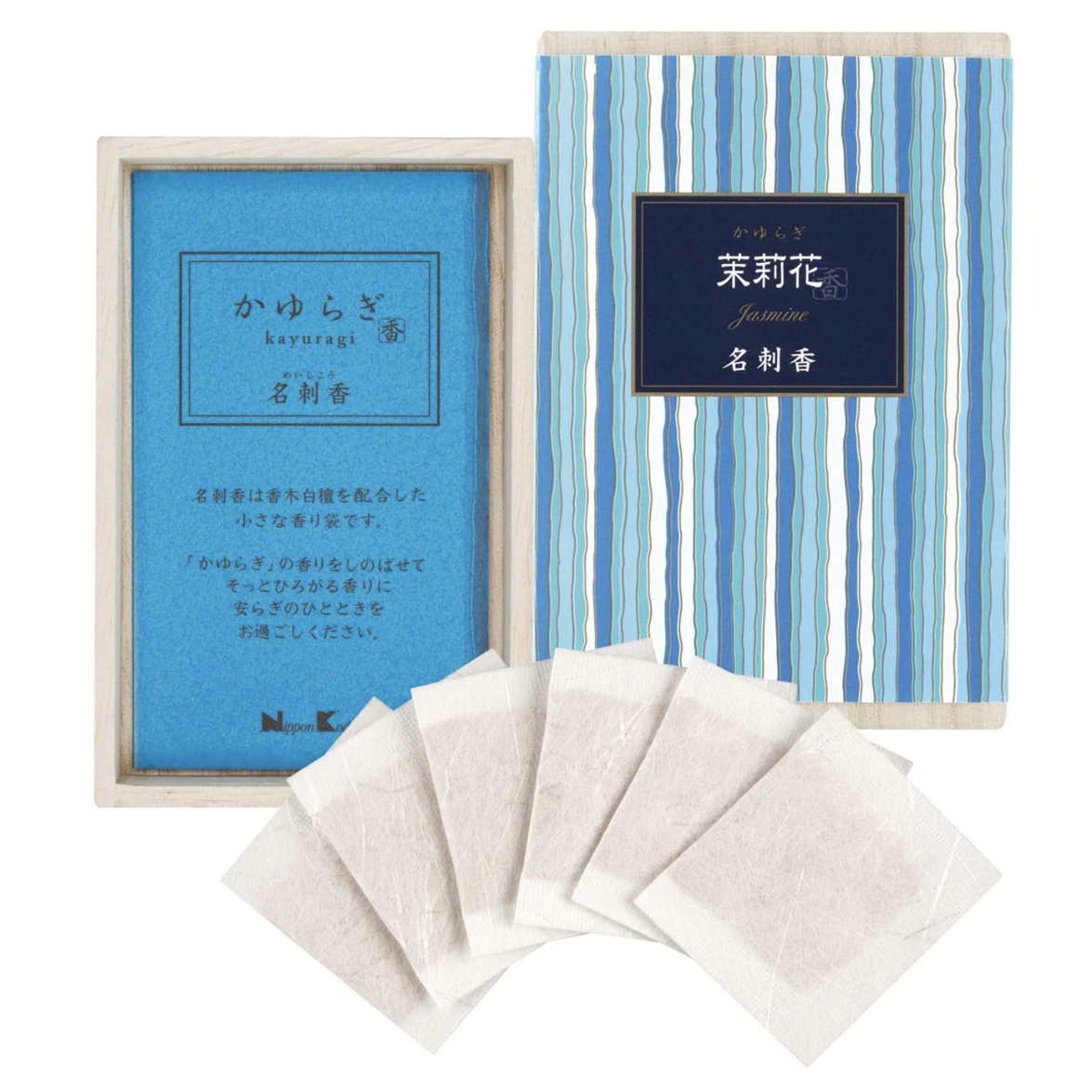 NipponKodo 日本香堂 吉祥如意系列 香片 6枚入 木箱(9种香味可选)