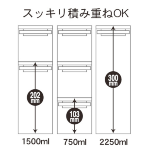 KOKUBO HAUS 收納容器付除濕劑750ml