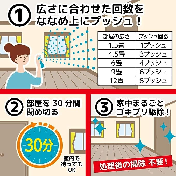 KINCHO 日本金鸟 新概念空间除蟑喷雾(100 40喷)