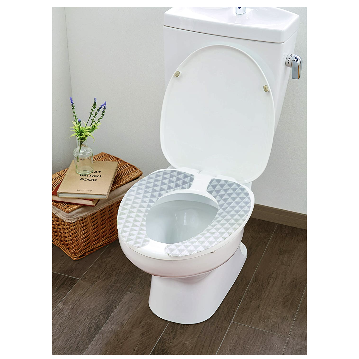 KOKUBO 马桶座垫贴 4 个图案1套