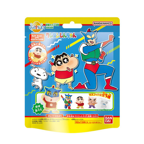 BANDAI 蜡笔小新泡澡沐浴球 橘香 内含玩具随机发送