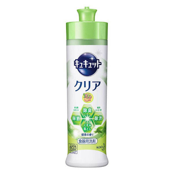 KAO 花王餐具蔬果清潔劑240ml 綠茶