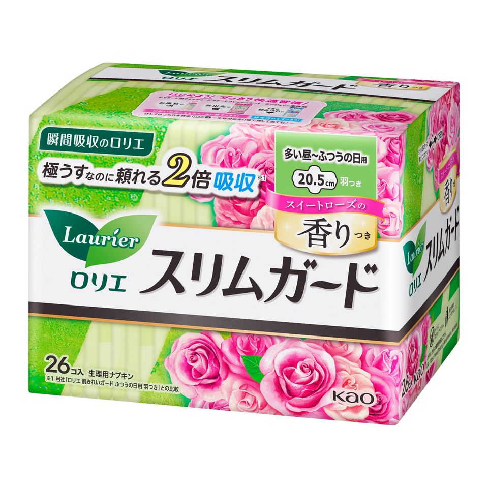 KAO 花王 乐而雅 超薄日用微香卫生巾20.5cm (26枚入)