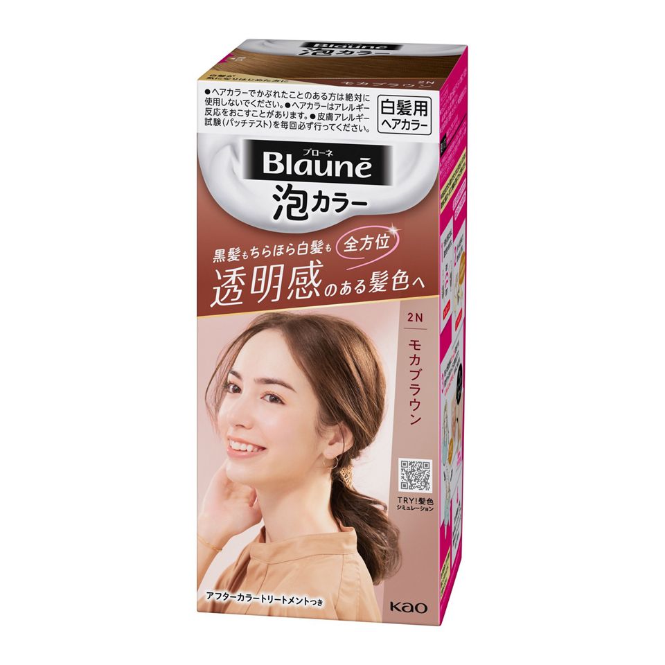 KAO 花王 Blaune 白发用泡沫染发Natural系列 108ml(7种颜色可选)