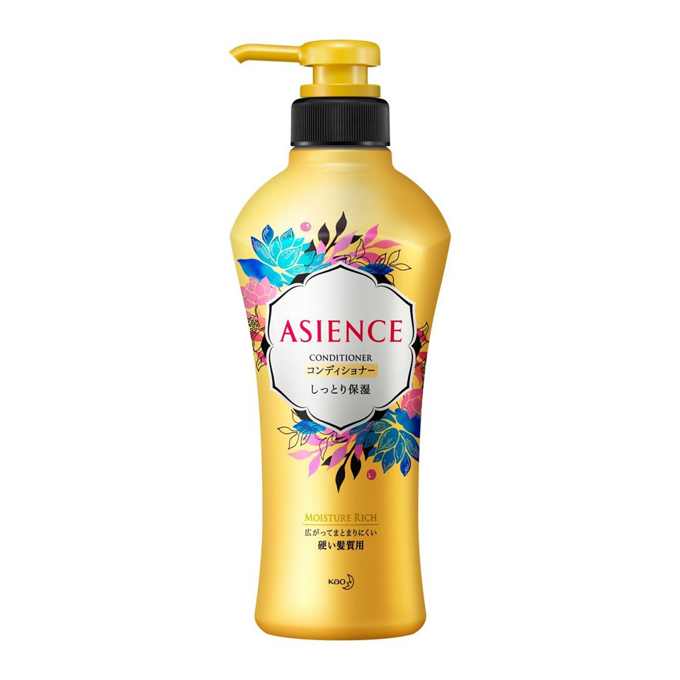 KAO 花王 ASIENCE 润泽保湿护发素450ml 干硬发质