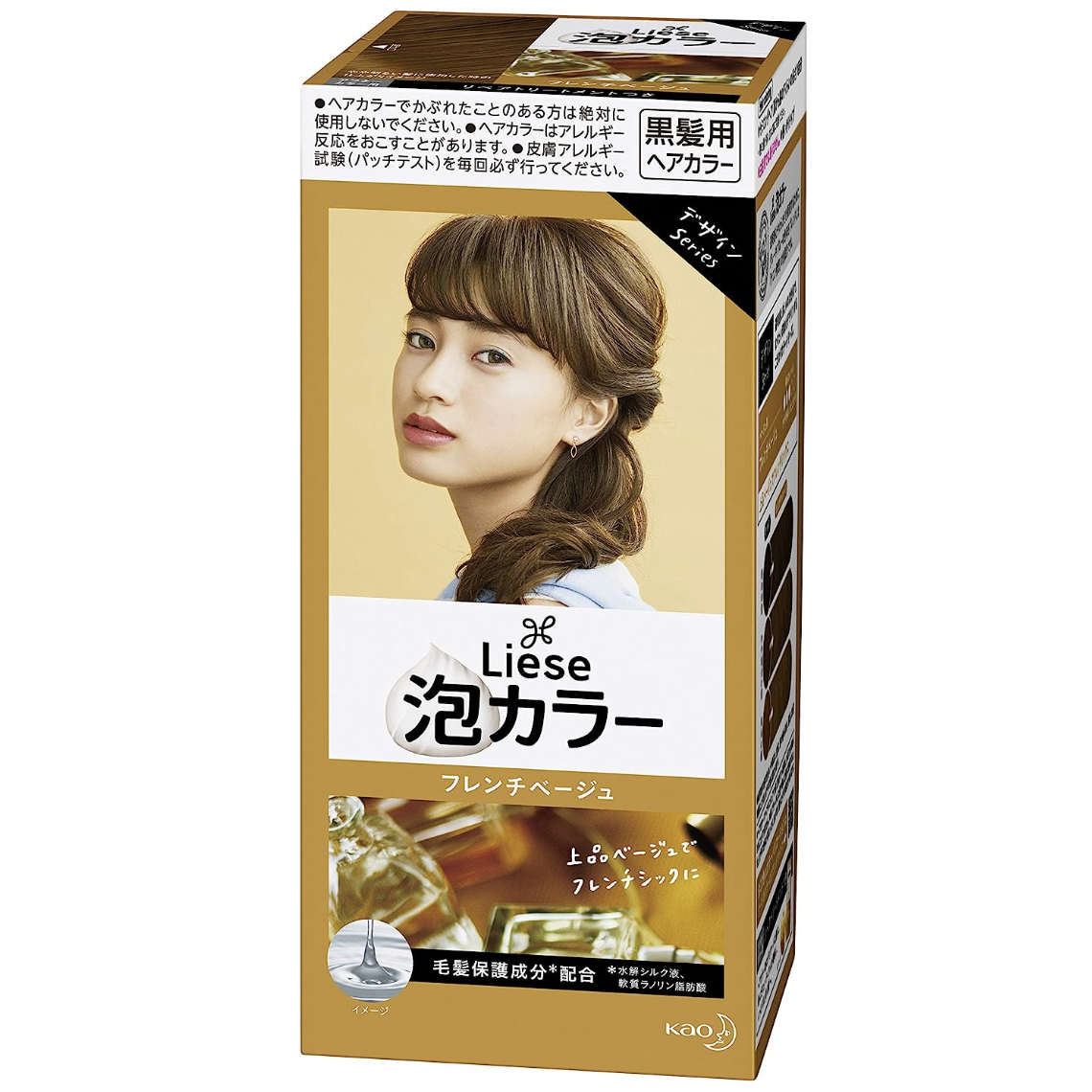 KAO 花王 Liese 黑发用泡沫染发剂108ml(11种颜色可选)