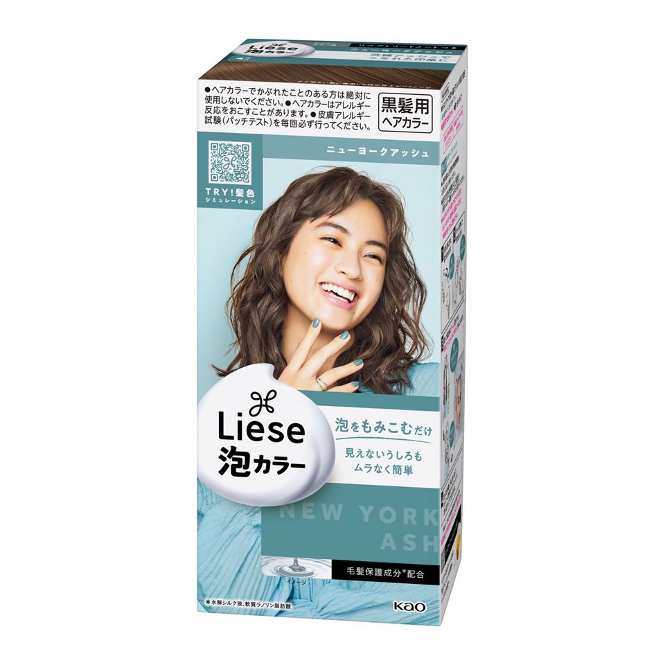 KAO 花王 Liese 黑发用泡沫染发剂108ml(11种颜色可选)