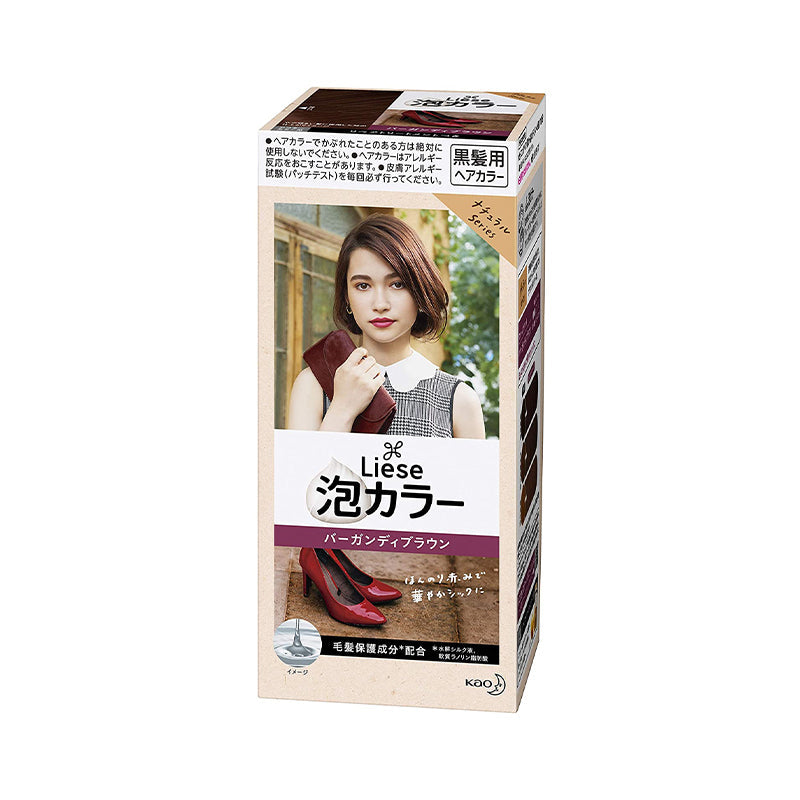 KAO 花王 Liese 黑发用泡沫染发剂108ml(11种颜色可选)