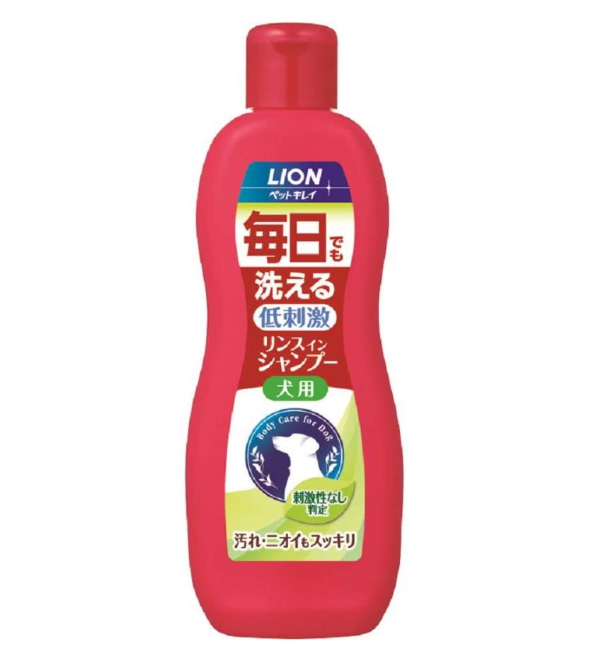 LION 狮王 宠物清洁漂洗香波330ml 每天可为宠物狗洗净