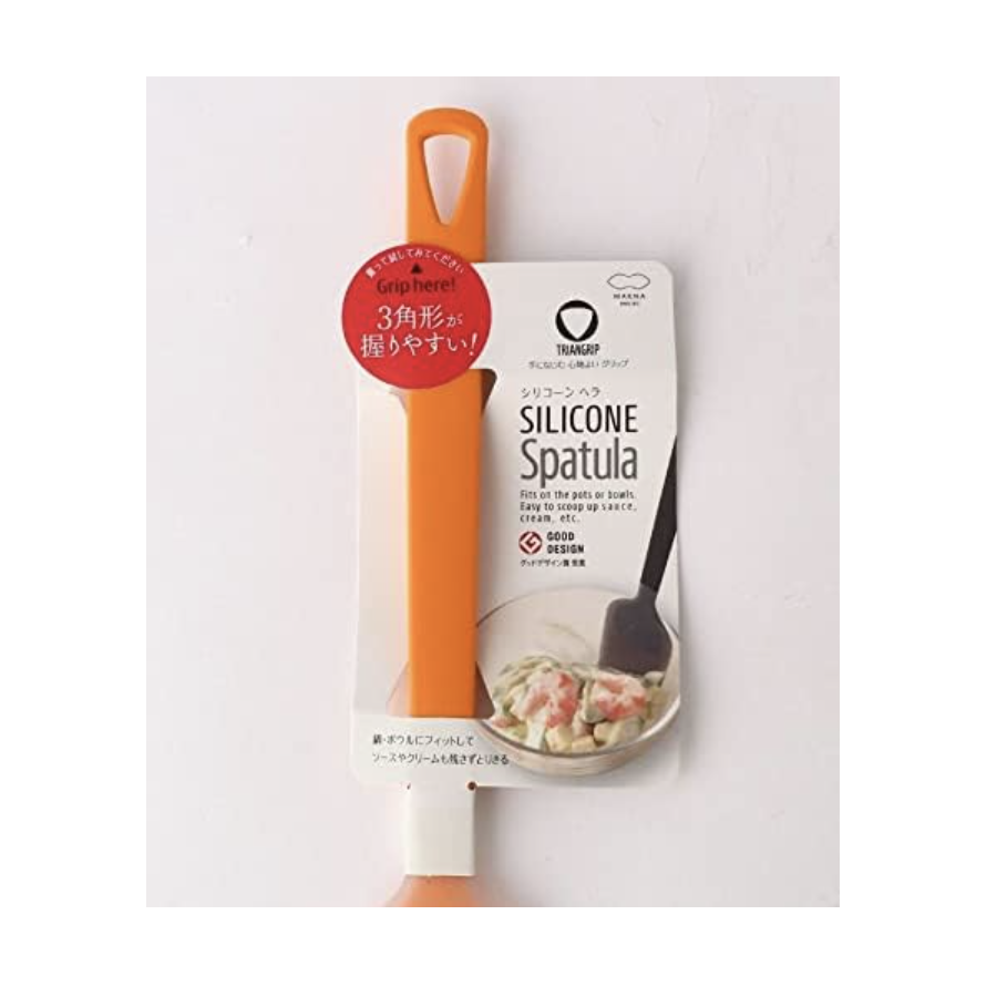 MARNA 硅胶防刮料理铲 好握三角握柄 55×12×280mm(2种颜色可选)