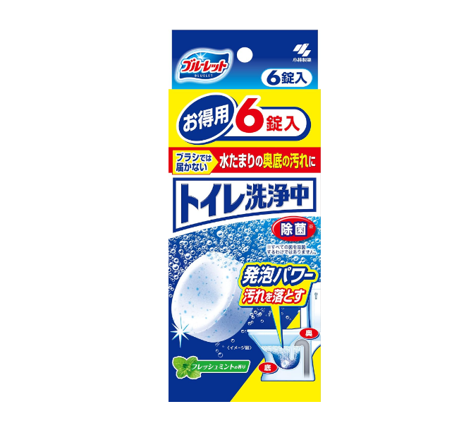 KOBAYASHI 小林制药 马桶底部发泡清洁片(6粒入)
