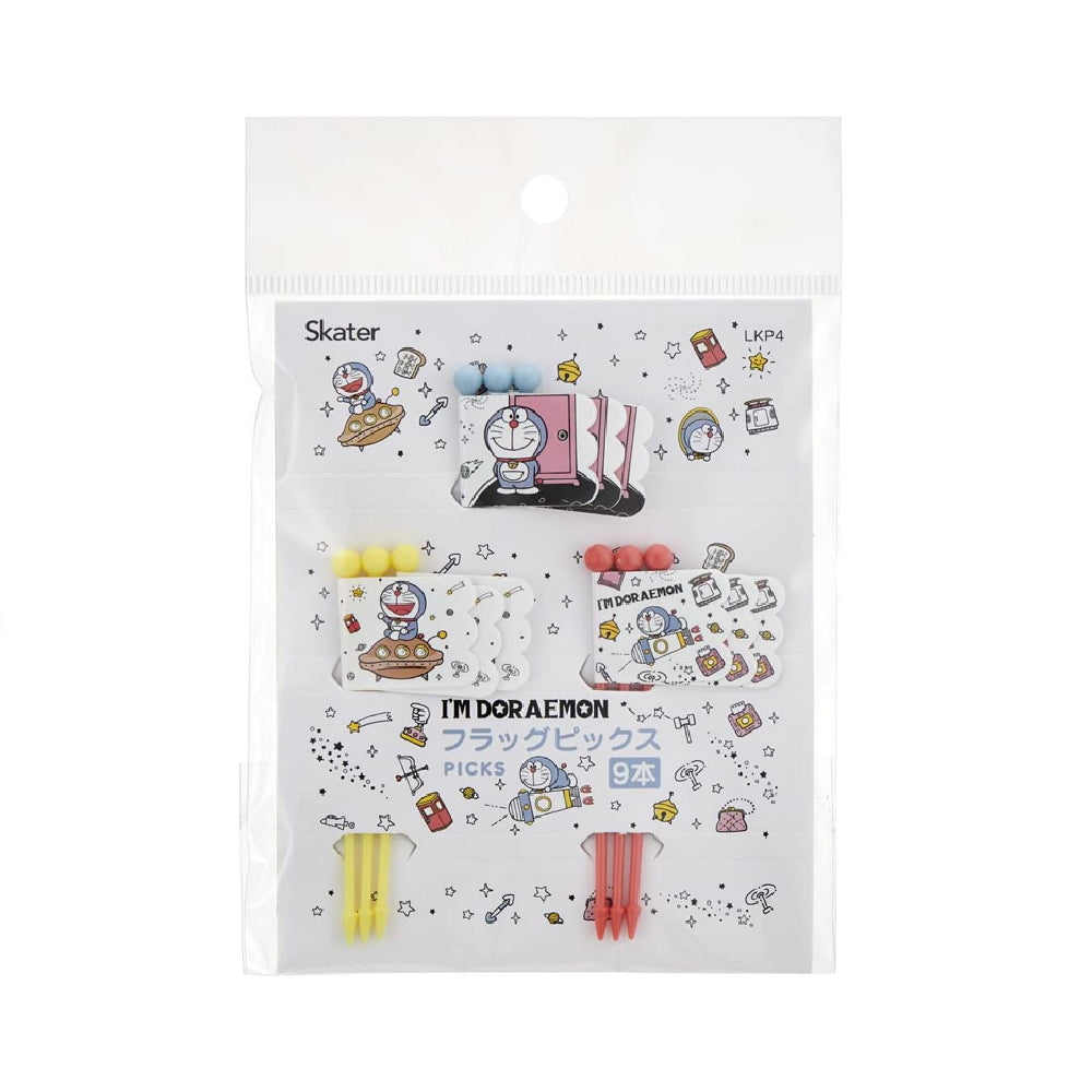Skater 便當簽叉日本製哆啦A夢9入(3款×3枚)