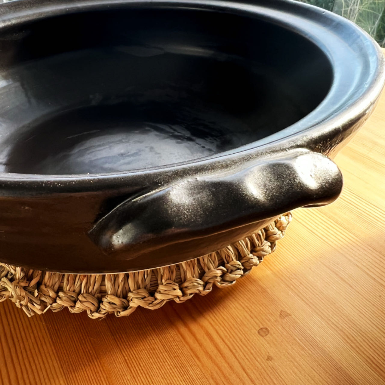 BANKOYAKI 万古烧 土锅 黑白樱花9号 2.9L