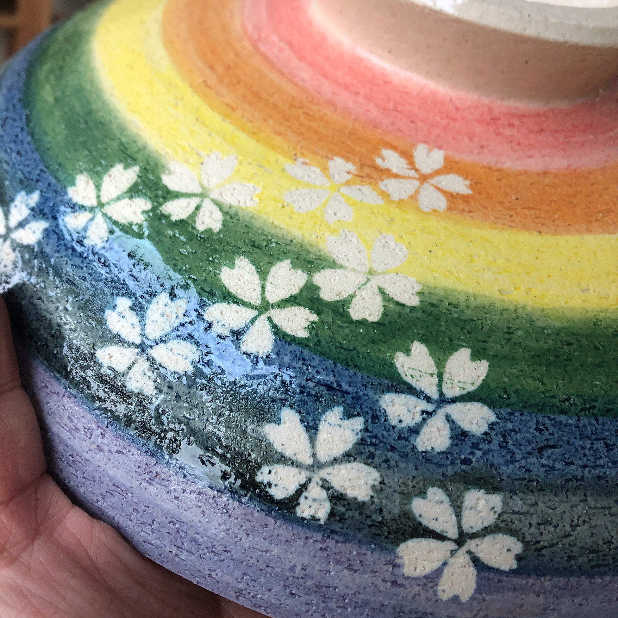 BANKOYAKI 万古烧 土锅 彩虹樱花9号2.9L 27.5×31×16cm