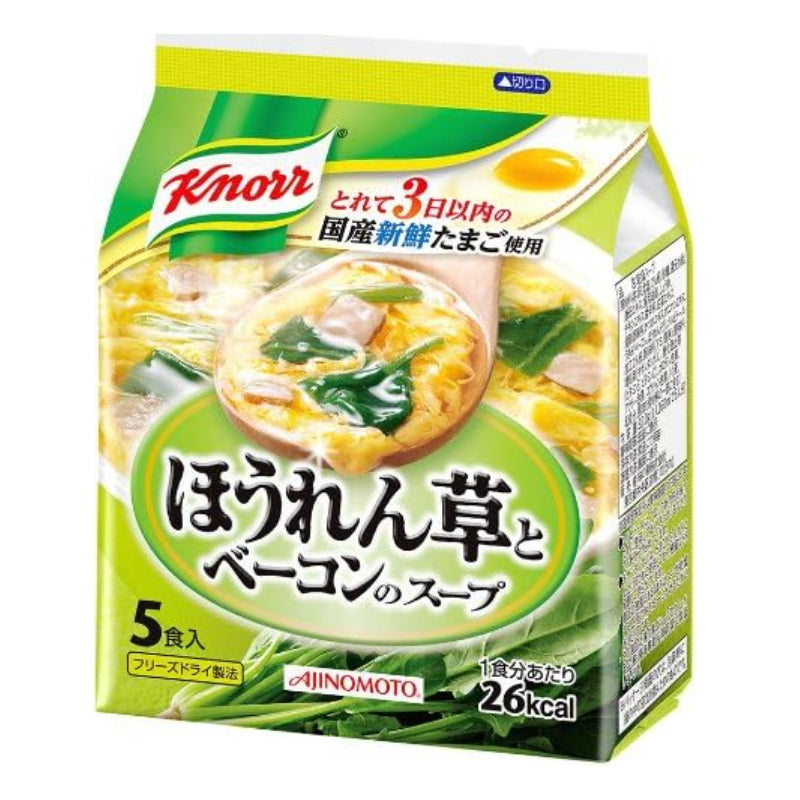 味之素AJINOMOTO Knorr 沖泡湯包即時菠菜培根湯5包