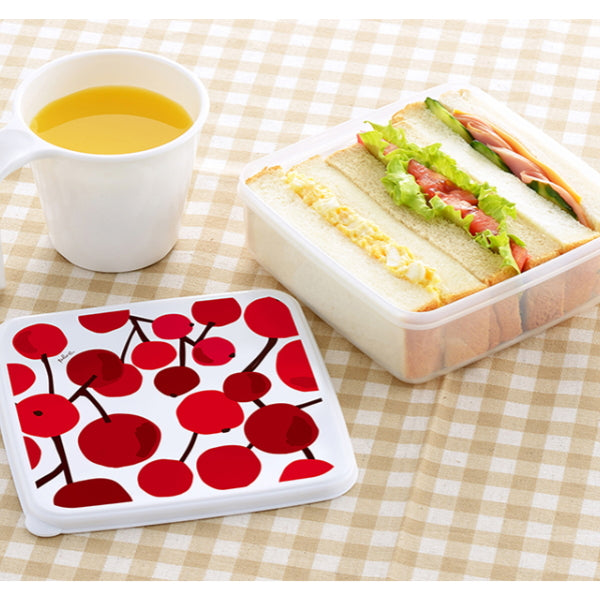 Plune 食品收納盒5件組日本製冰箱微波爐可用外盒14×35×5cm