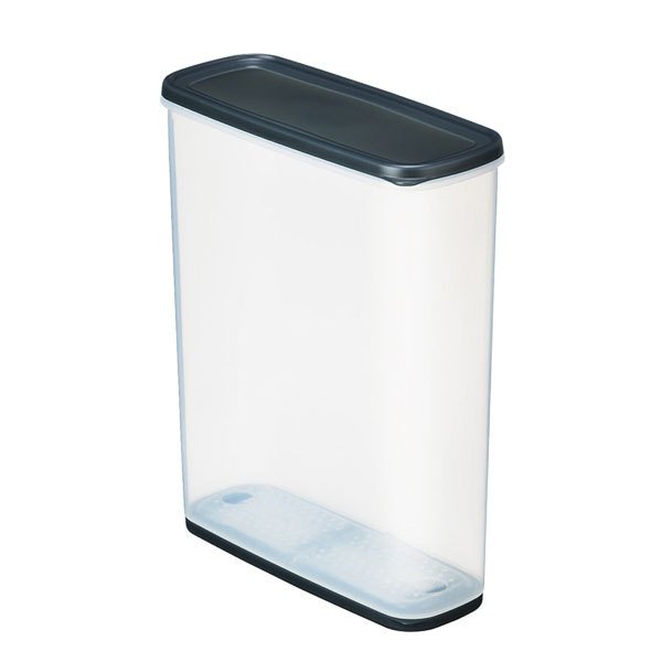 INOMATA 干粮储物箱 透明 6L 底部可存放干燥剂（2种颜色可选）