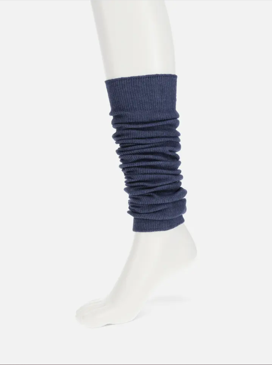 日本 Tabio  加长堆堆袜护腿65cm 均码  蓝色