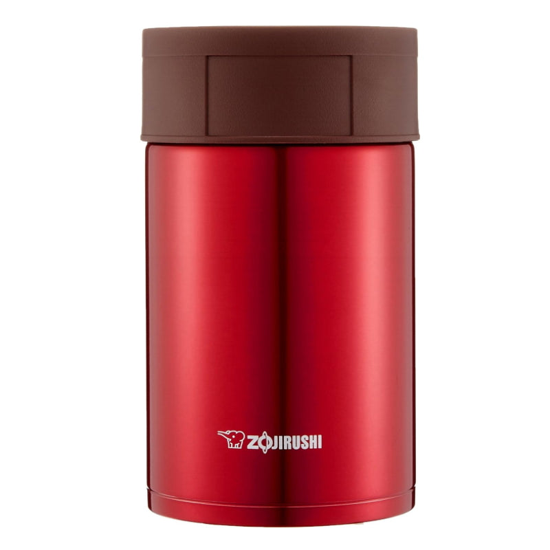 Zojirushi 像印不鏽鋼真空保溫罐550ml（2種顏色）紅色