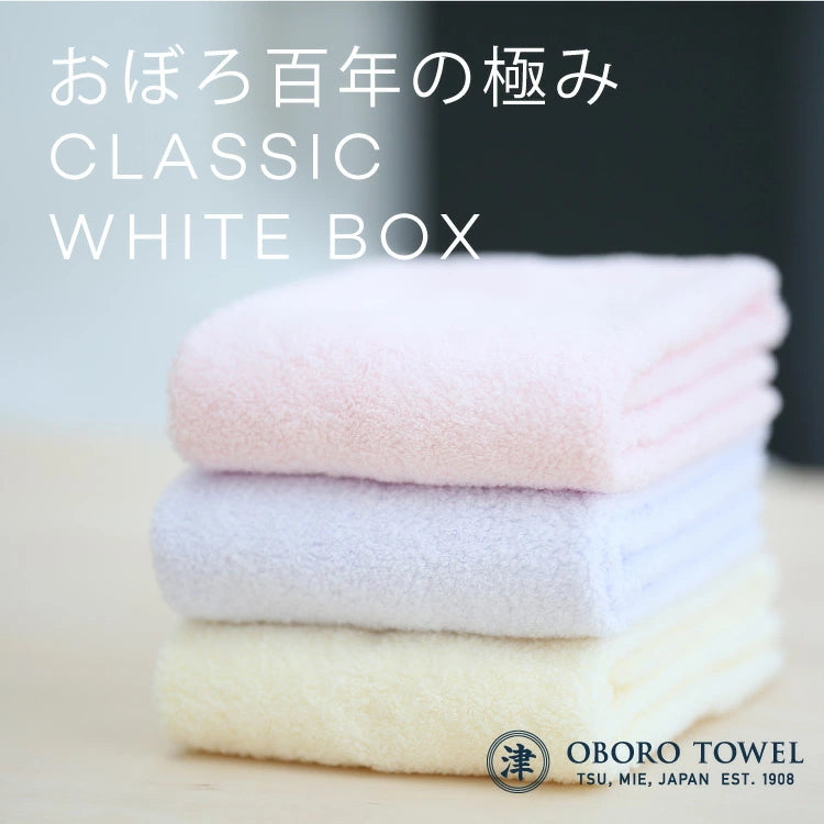 OBORO 百年之極極致觸感純棉毛巾33×85cm（禮盒裝）​​粉紅色