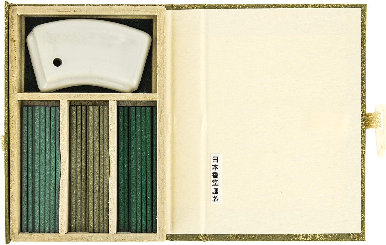 NipponKodo 日本香堂 森之香 线香 书本型包装 60根入  附香立