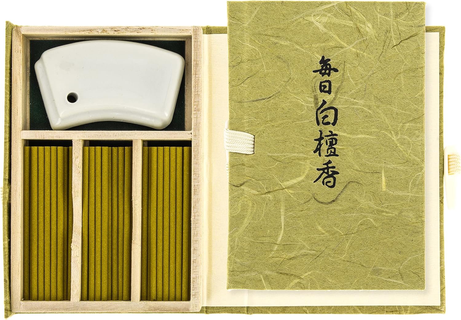 NipponKodo 日本香堂 每日白檀香 线香 书本型包装 60根入 附香立