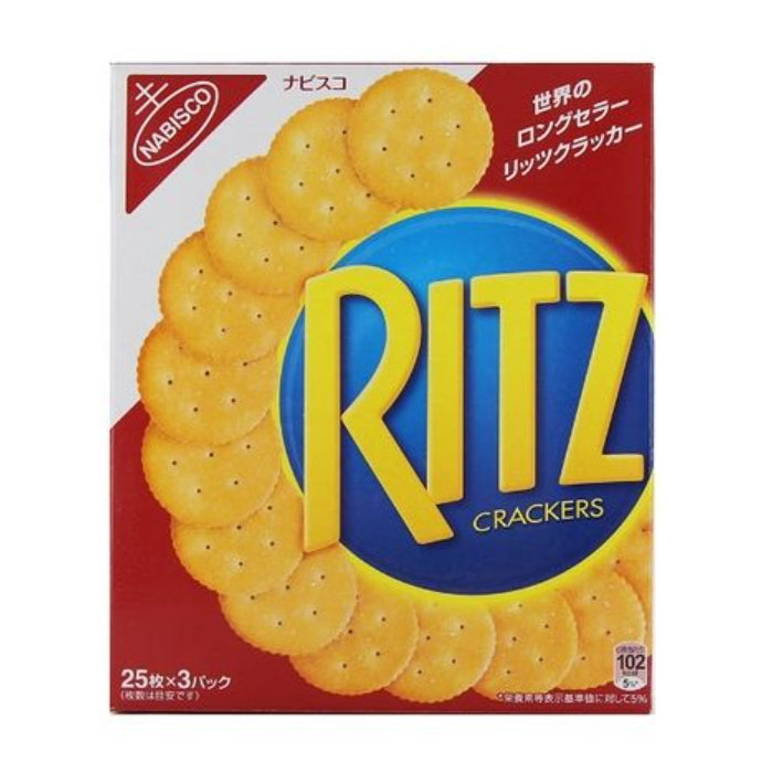 Ritz 日本版薄片鹹餅乾L 25枚x3袋入