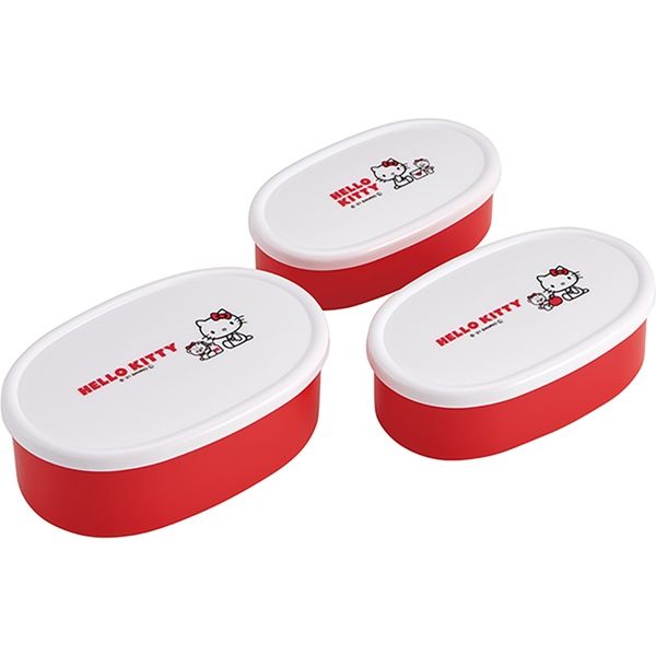 Skater 椭圆食品抗菌保鲜盒3件套 （3种款式可选）