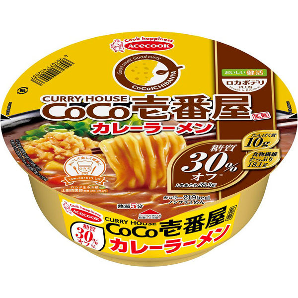 COCO壹番屋咖喱拉面72g 减糖30%